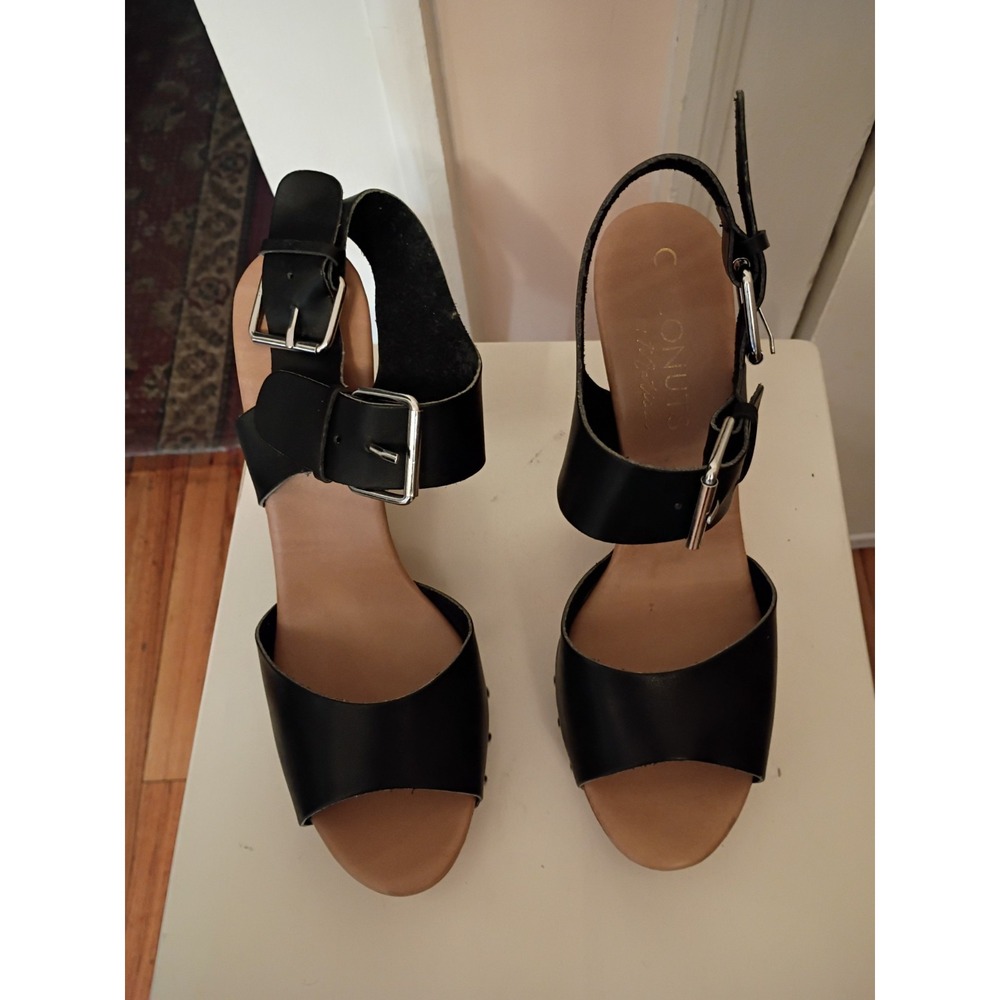 coconuts by matisse sandals 10 black Wegde Platform